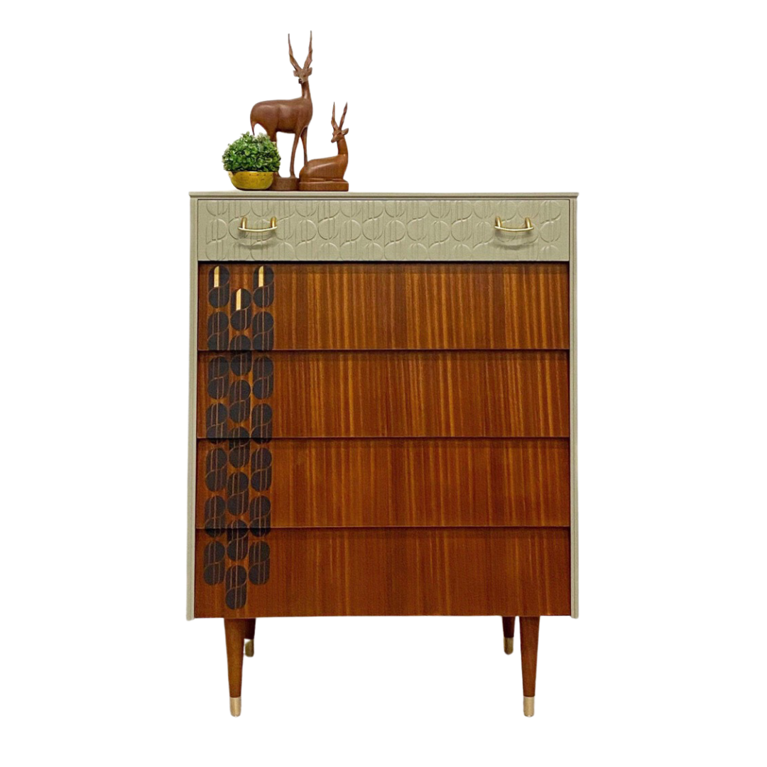 Mid century chest of drawers